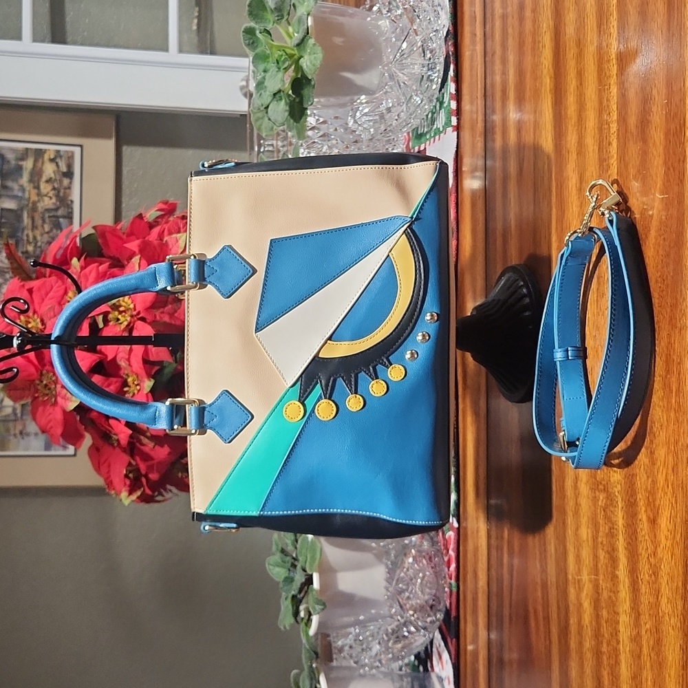 Lapalette Cupcake Multicolor Handbag Crossbody Bag